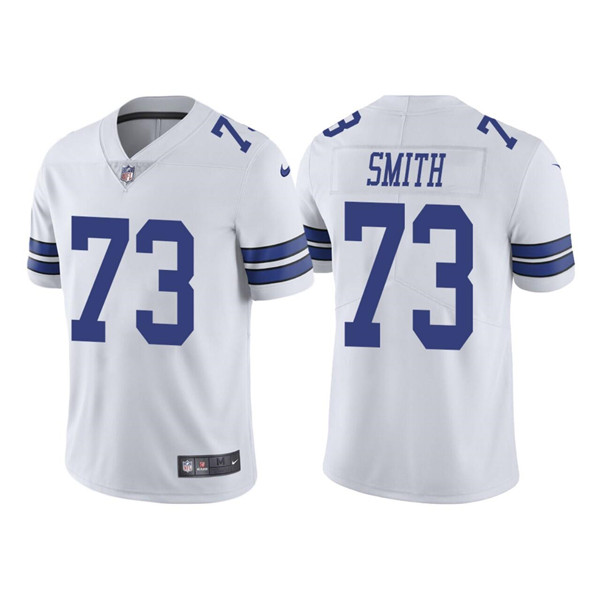 Men's Dallas Cowboys #73 Tyler Smith White Vapor Limited Stitched Jersey